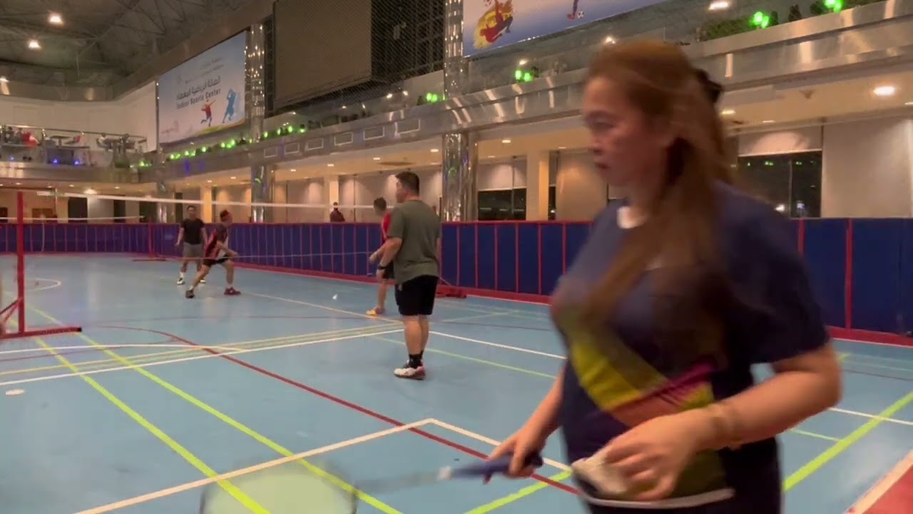 Serafinos Giom/Frank vs Phyl/Jowhell (170423)#badmintonsajeddah