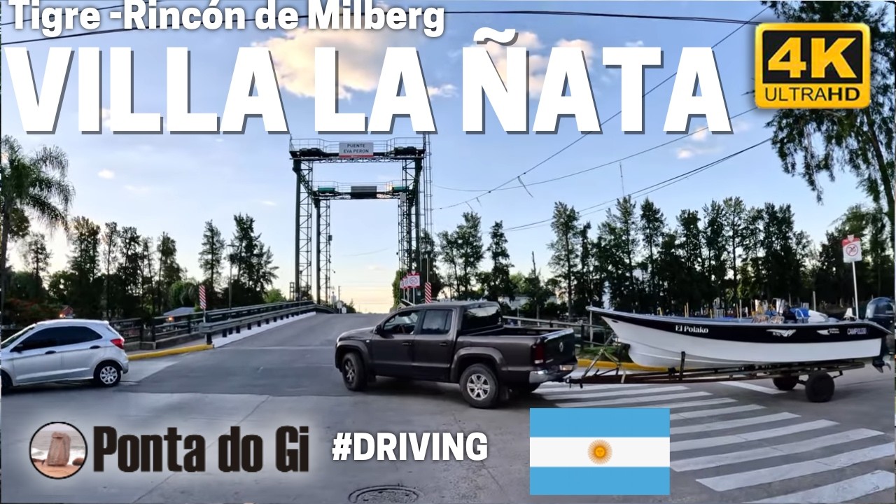 Поездка из Тигре в тихую Вилья-Ла-Ньята #virtualdrivingtour 2025 Большой Буэнос-Айрес Север - Арг...