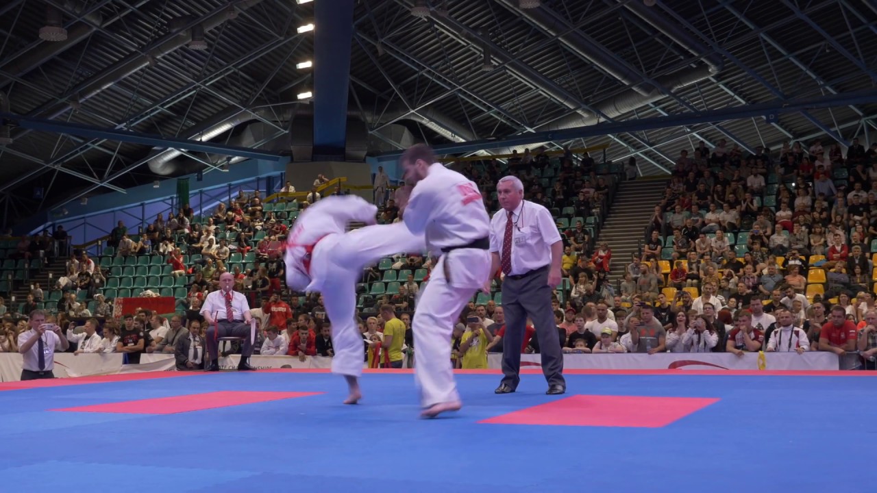 Ashot Zarinyan (Russia) vs Bence Draga (Hungary) 1/4 -80 / 33rd EC IKO, Poland