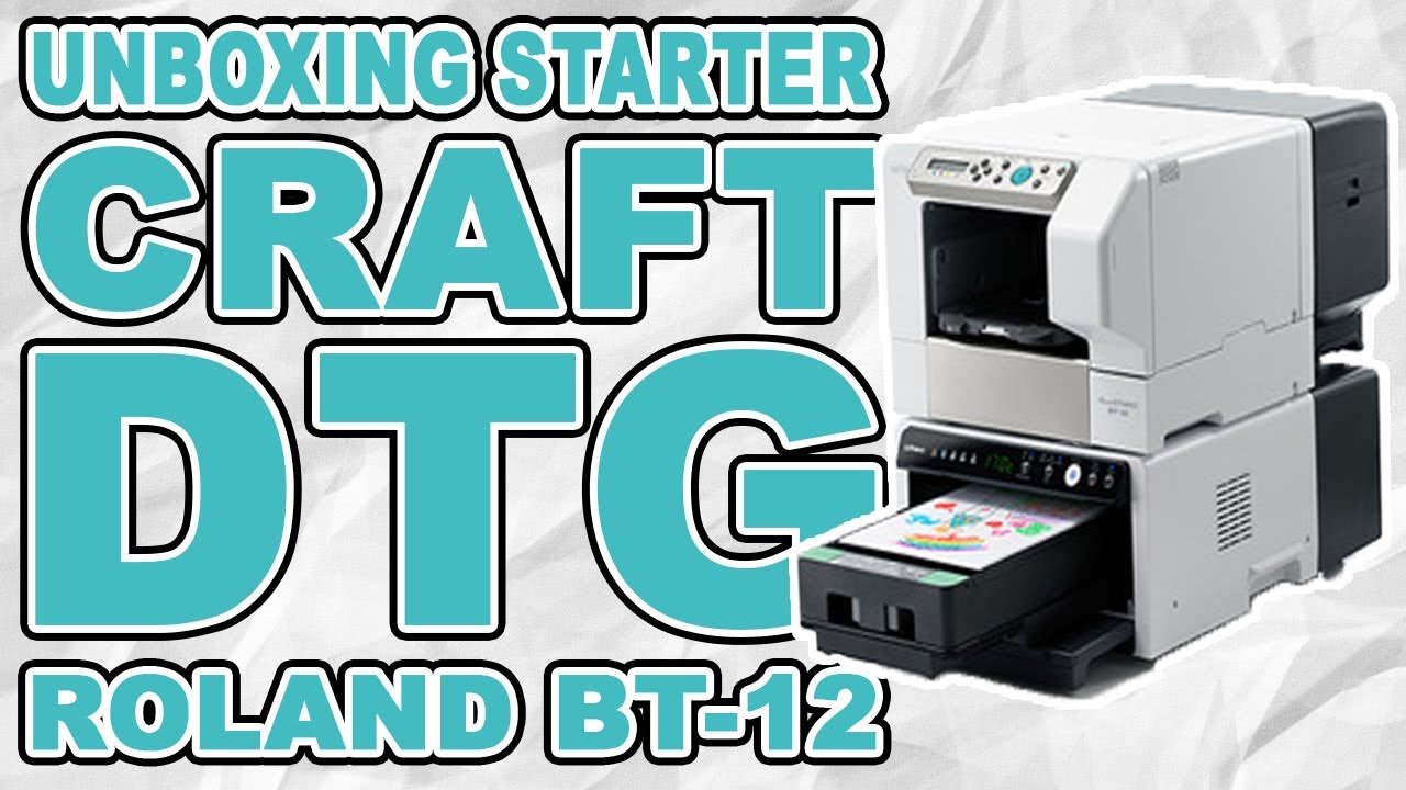 Самый дешевый DTG-машина (распаковка Craft DTG-машины Roland BT12)