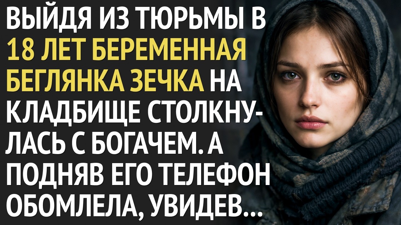 Выйдя из ТЮРЬМЫ в 18 ЛЕТ беременная БЕГЛЯНКА столкнулась с БОГАЧЕМ. А подняв его ТЕЛЕФОН, обомлела..