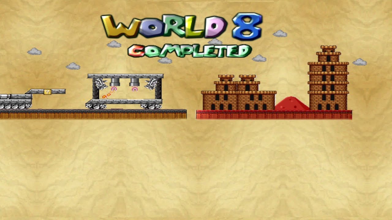 Mario Forever 2014 v4.3 - World 8 Playthrough