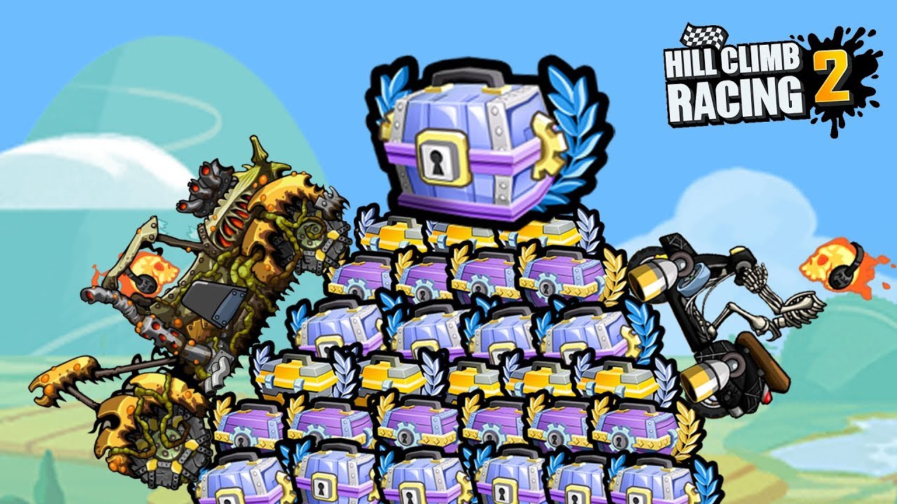 Посмотри сколько сундуков ОТКРЫЛ - в игре про гонки Hill Climb Racing 2 секреты прохождение игры