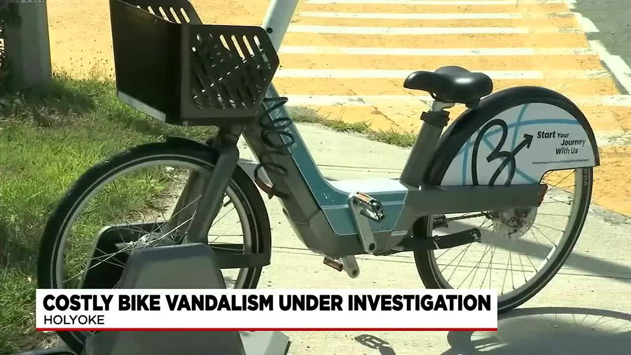 Costly share bike vandalism in Holyoke under investigation