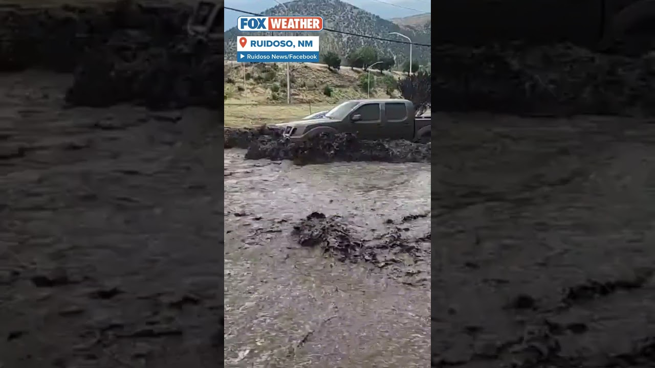 Flash flooding in Ruidoso, New Mexico