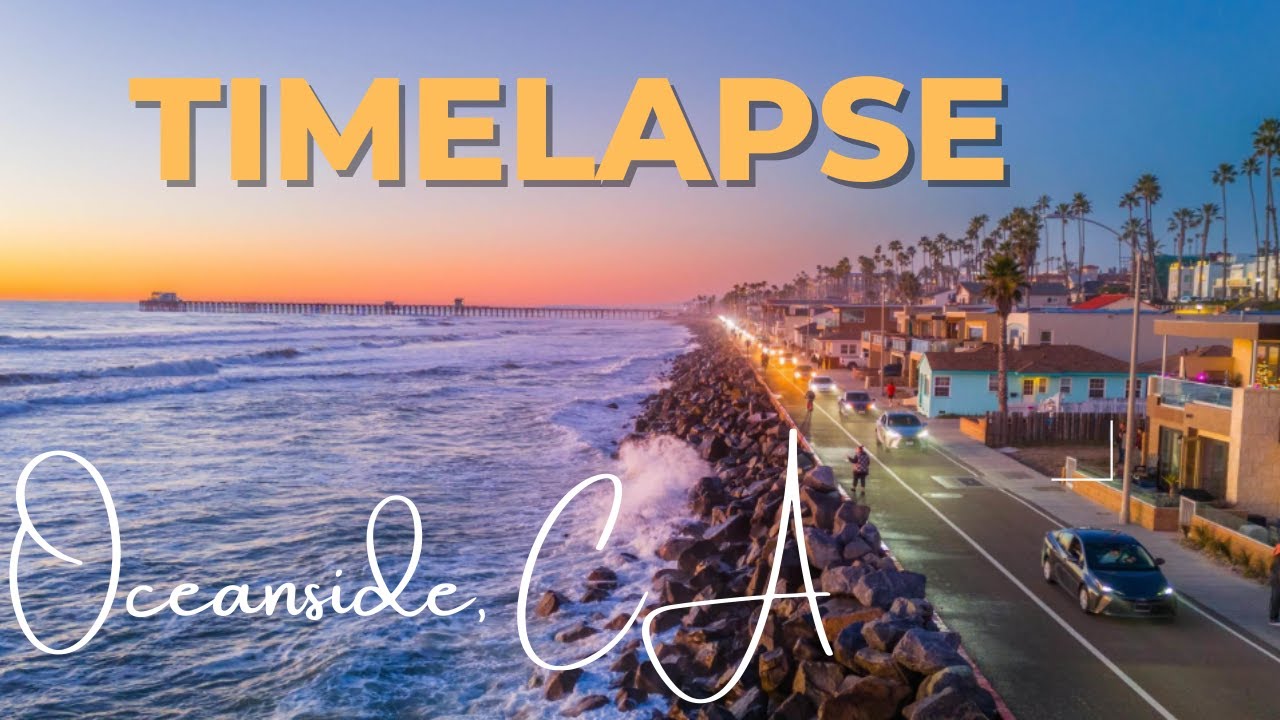 Oceanside Pier Sunset Timelapse!! (Captured in 4K)