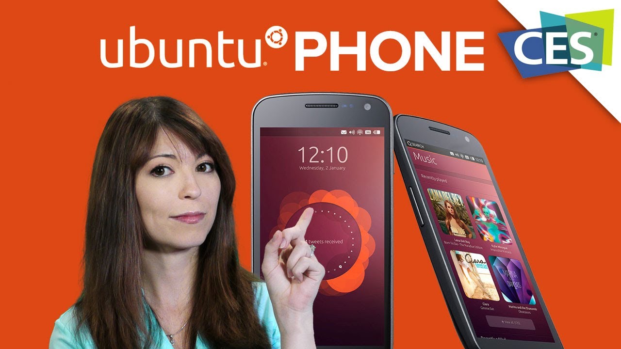 Ubuntu Open Source Smartphone Demo at CES 2013