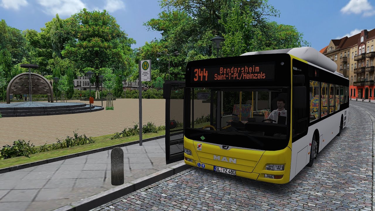 [OMSI 2] #189 | Ligne 344 | Man Lion's City A21 GNV