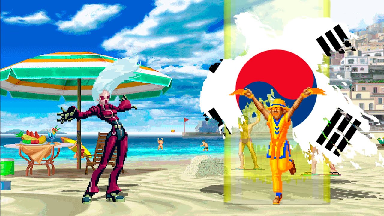 [KOF Mugen] Kula Diamond Team vs Choi Bounge Team