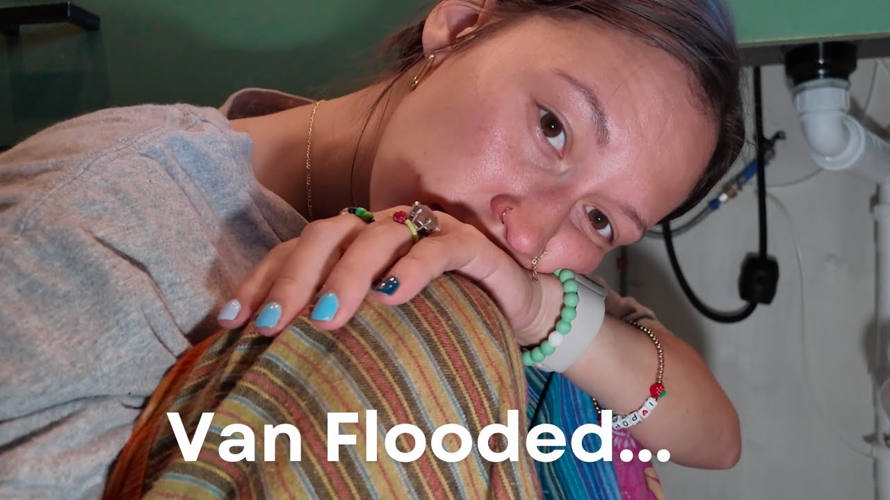 My sink was flooding the van and I didn't know...