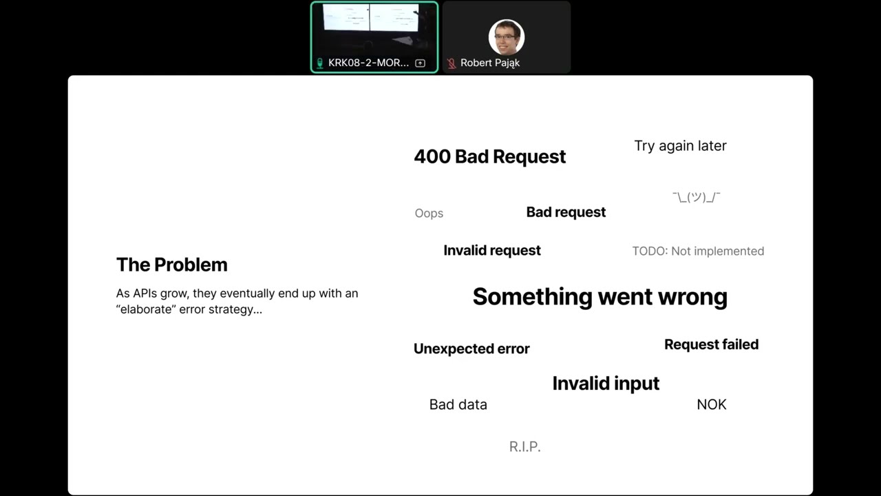 GoCracow 17: Marek Čermák, Designing Error Codes That Don’t Suck