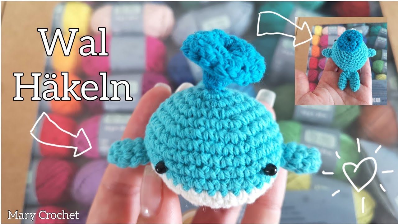 DIY AMIGURUMI 🐳 Wal Häkeln | Mary Crochet