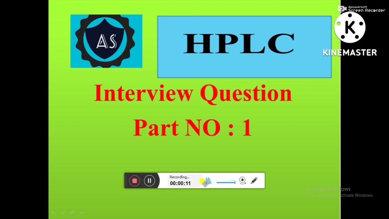 HPLC interview Question and Answer | HPLC Q&A | HPLC basic question | HPLC chromatography | part 1