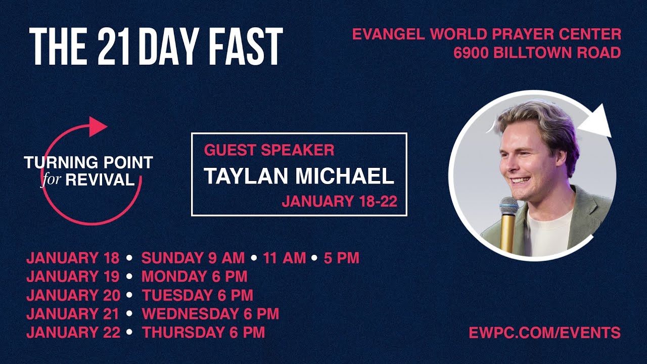 Taylan Michael | 21 Day Fast | Thursday 6pm 1-21-26