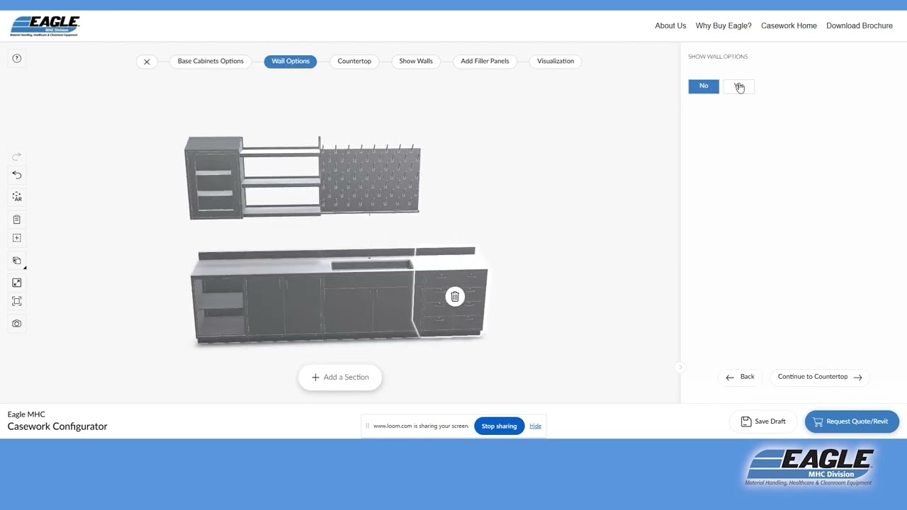 Eagle MHC Casework Configurator