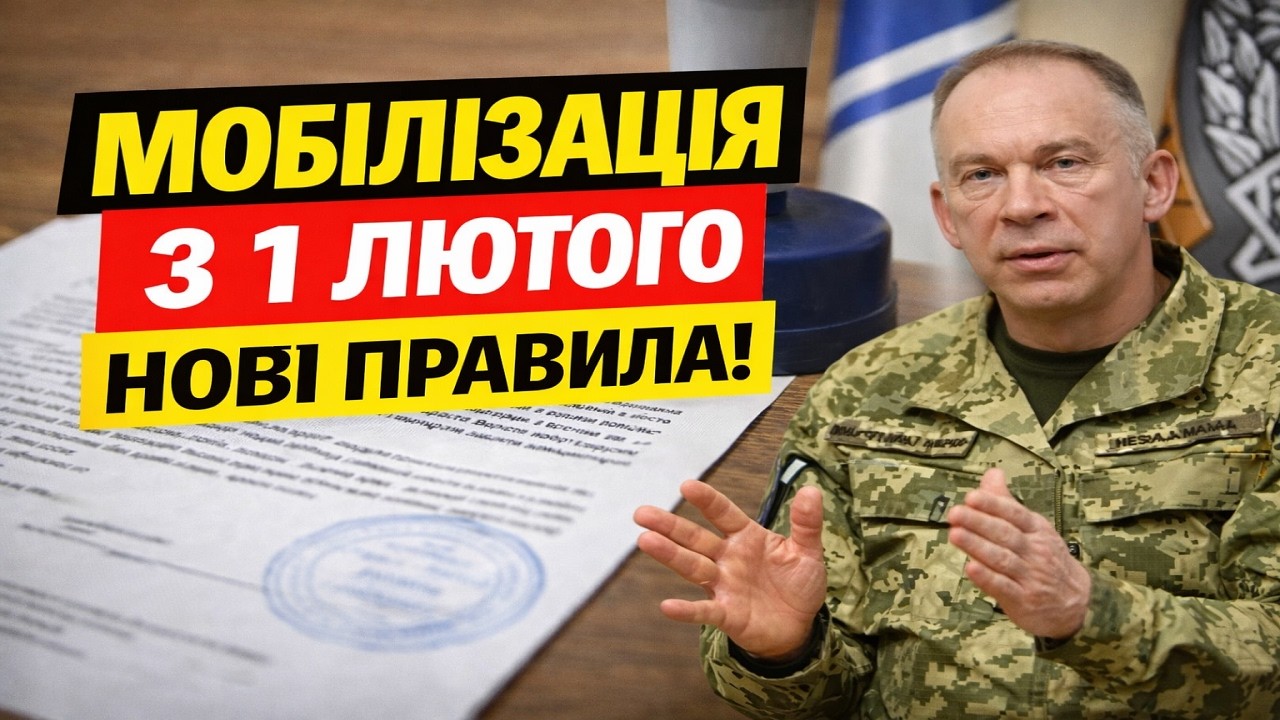 МОБІЛІЗАЦІЯ З 1 ЛЮТОГО — ЩО ЗМІНИЛОСЯ ТА ЩО ВАРТО ЗНАТИ!