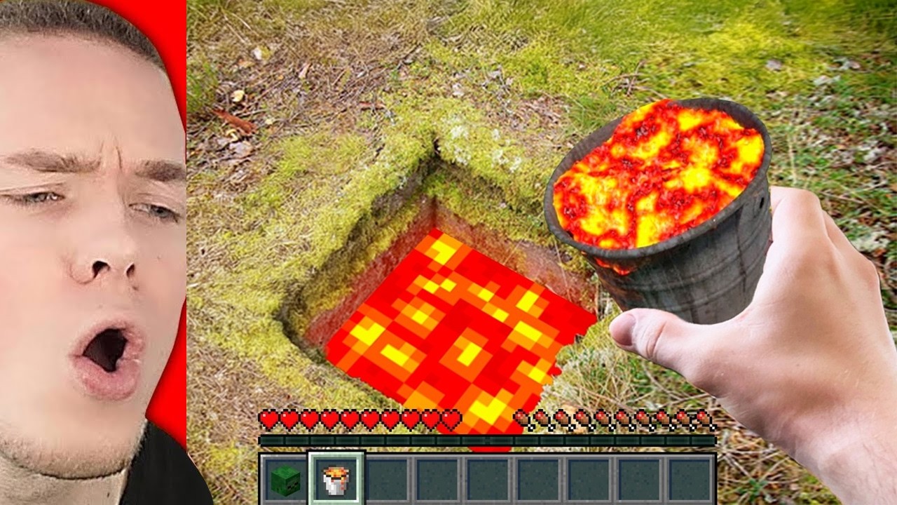 Wir SPIELEN MINECRAFT im ECHTEN LEBEN!