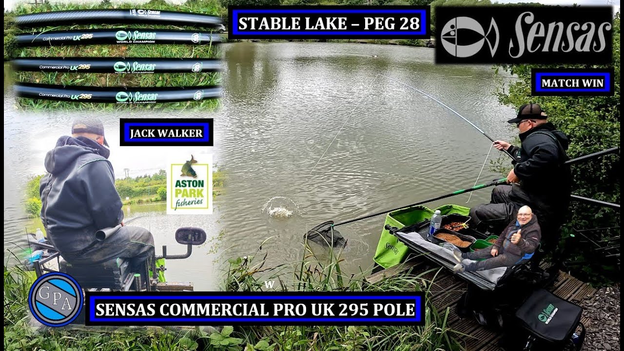 Aston Park Fisheries - Stable Lake - Peg 28 - Sensas Commercial Pro UK 295 - Jack Walker