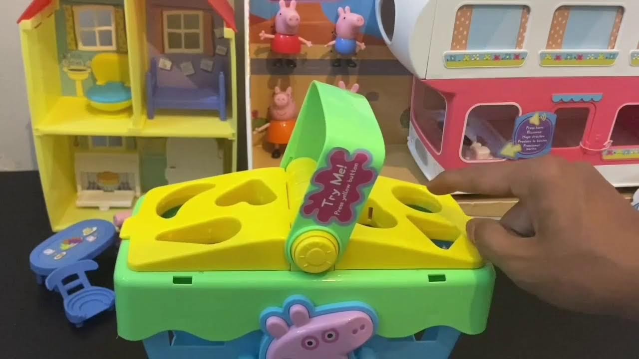 Satisfying with Unboxing Peppa Pig Playset Family House Peppa Family Motorhome ASMR Toys