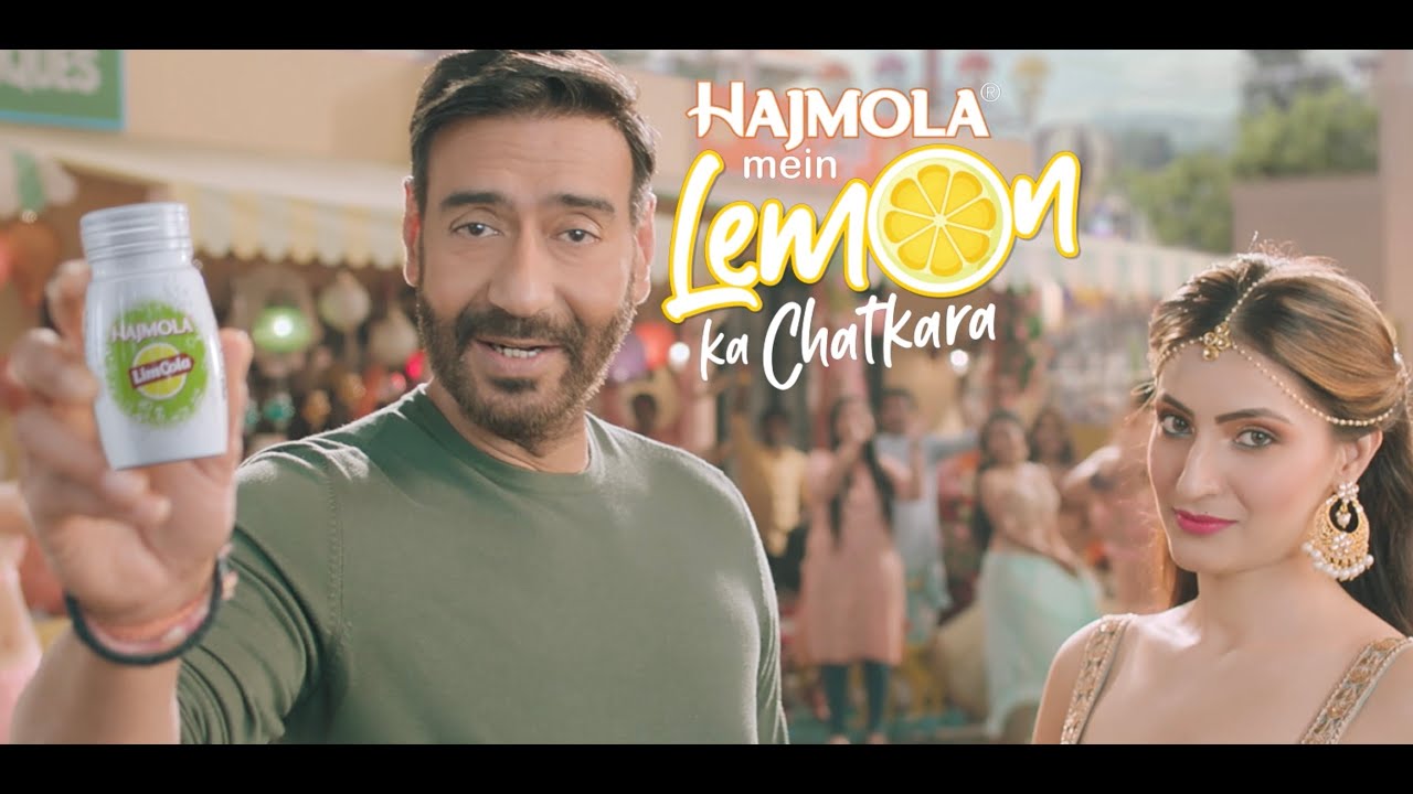 Hajmola Limcola Launch TVC starring Ajay Devgan by #sosideas