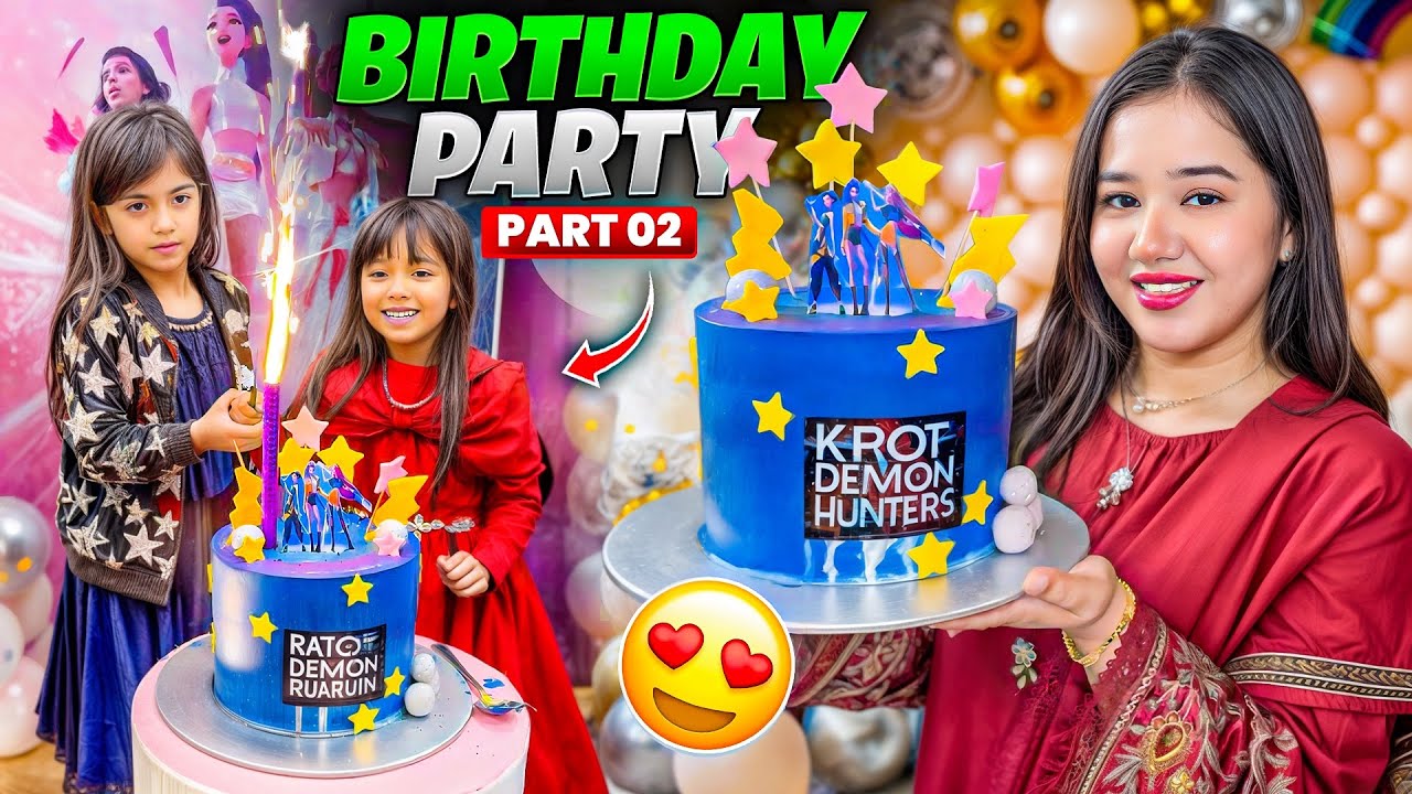 Birthday party Part 02 | Sitara yaseen vlog 