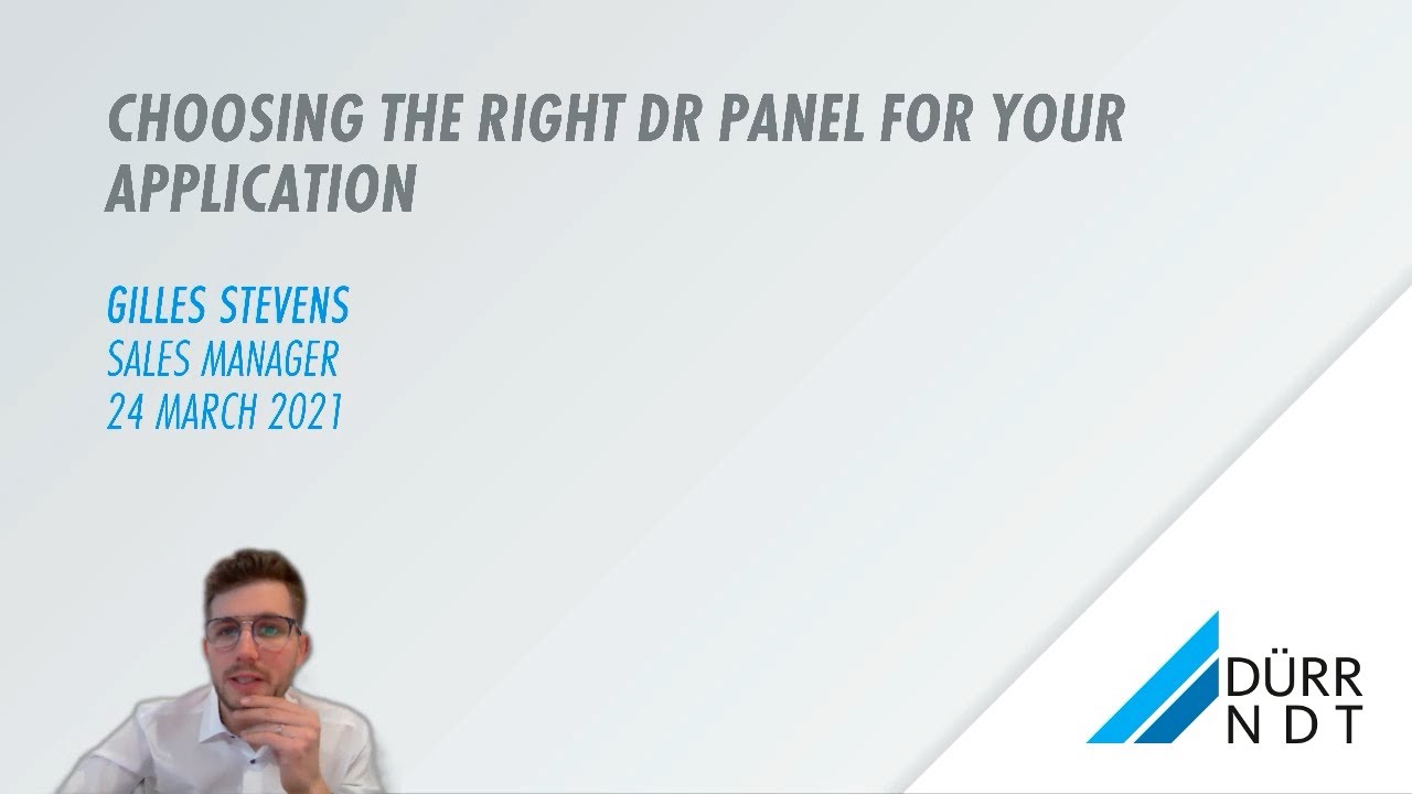 NDT Webinar: Como elegir el flatpanel adecuado por sus aplicaciones