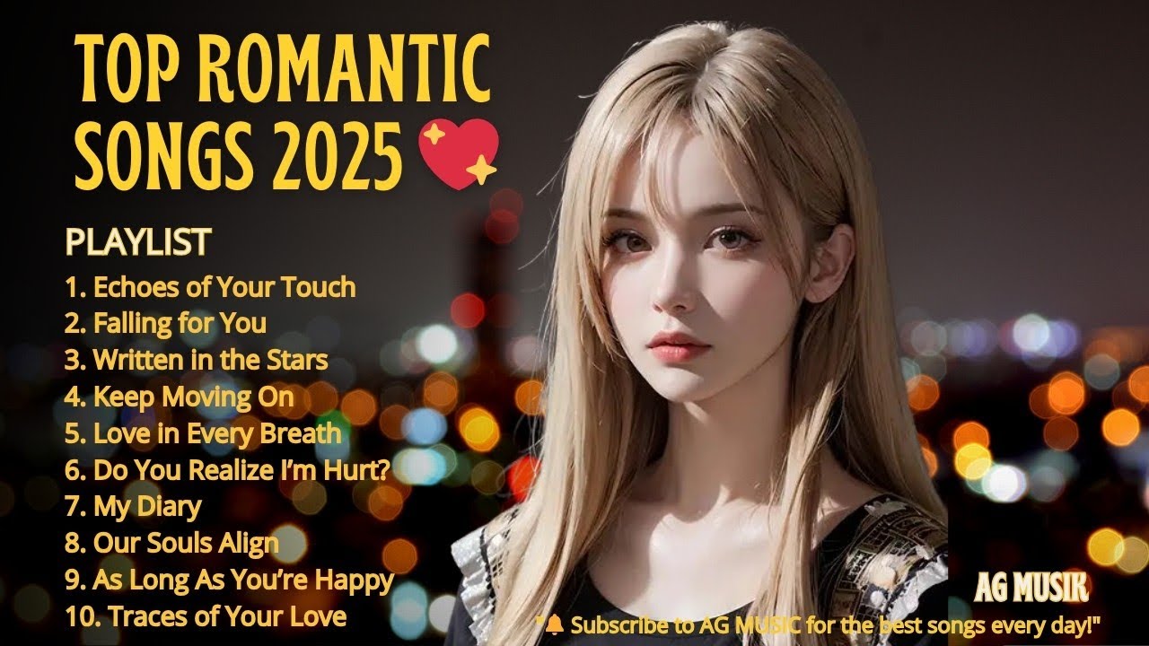 💖 Top Romantic Songs 2025  Heartfelt Love Ballads Playlist
