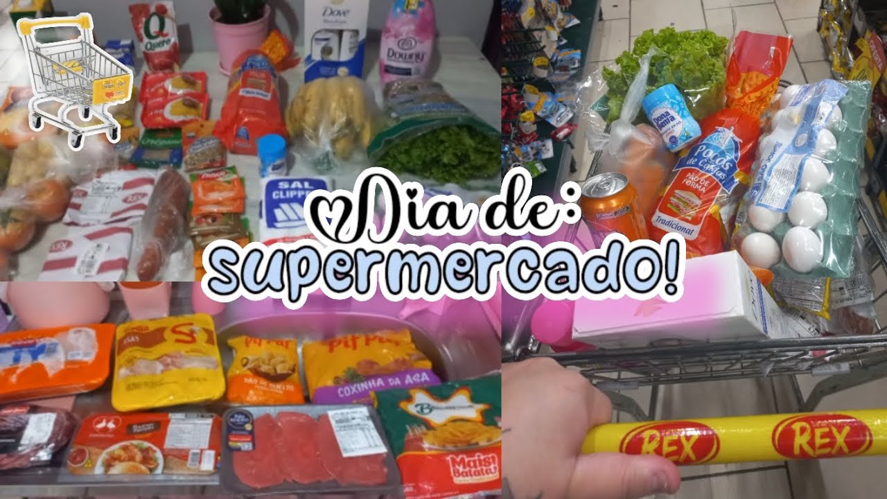 COMPRAS DA SEMANA MORANDO SOZINHA COM VALOR TOTAL