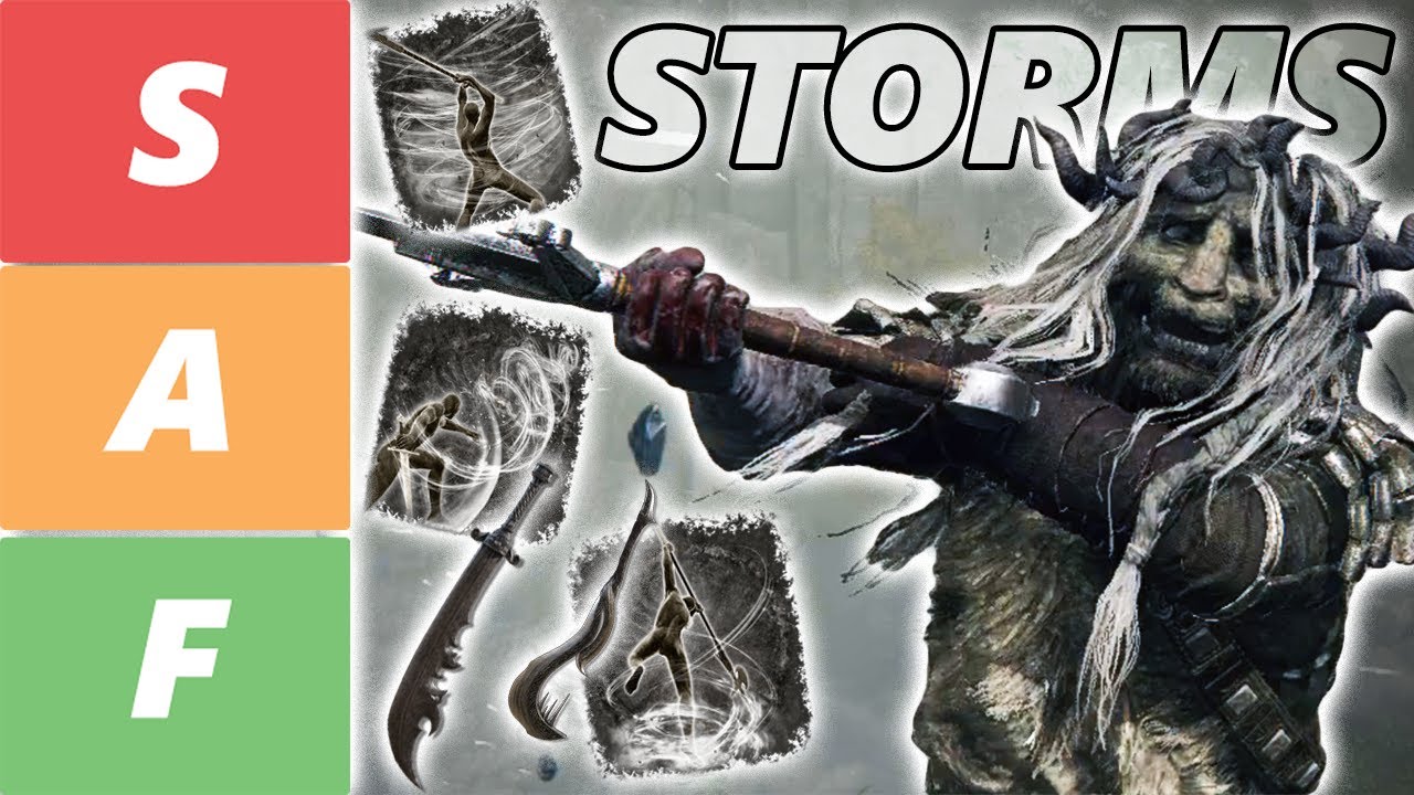 The Best (And Worst) STORM Ashes of War for Invasions - Elden Ring DLC PvP Tier List