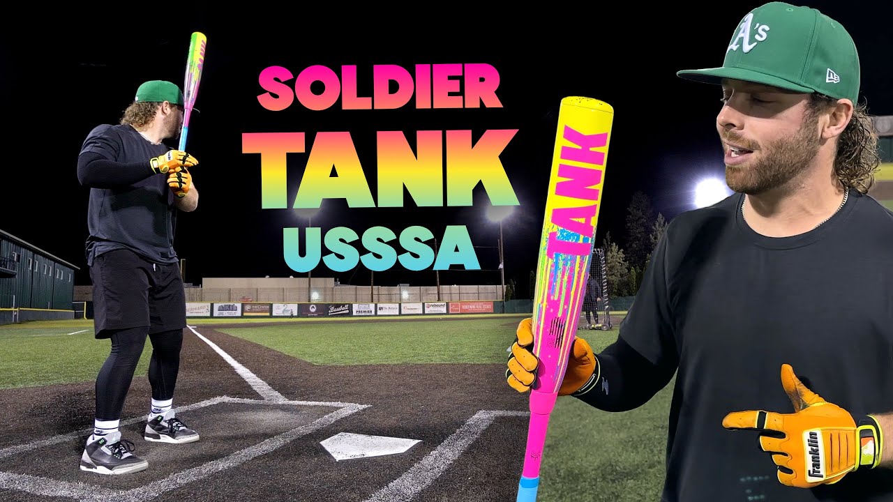 Удары битой SOLDIER TANK COMPOSITE | Обзор бейсбольной биты USSSA (в сравнении с Icon и Hype Fire)