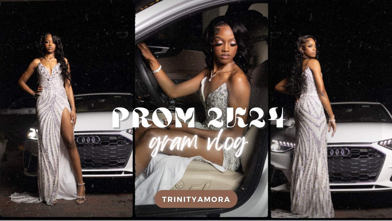 SENIOR PROM MARATHON 2K24! vlog+grwm: hair nails makeup lashes, etc