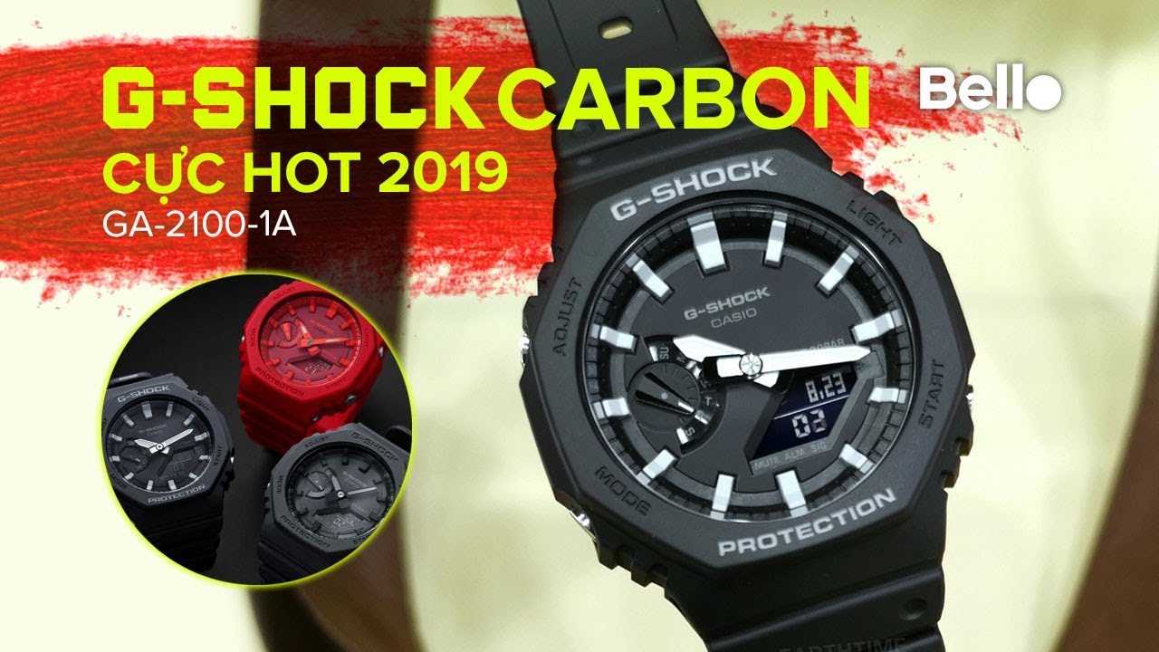 GA-2100-1A | Đập hộp và chỉnh đồng hồ G-Shock mới cực HOT