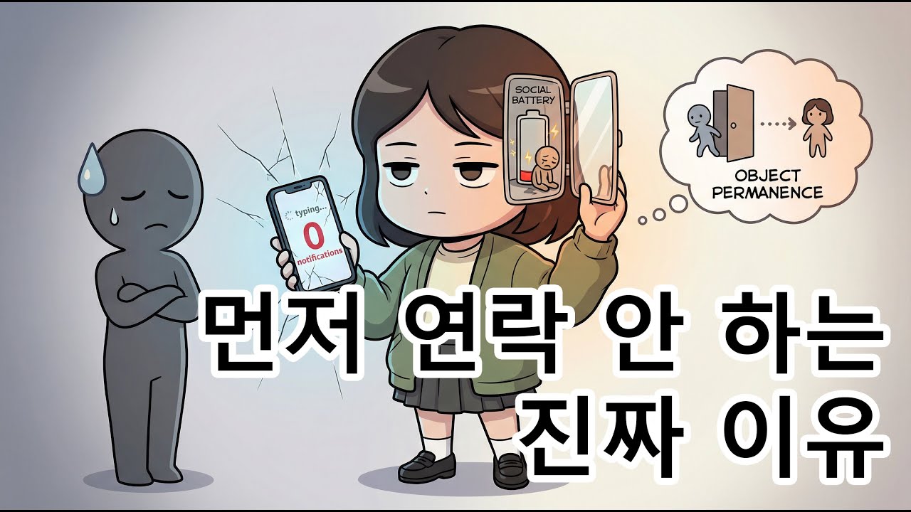 절대 먼저 연락 안 하는 사람들의 충격적인 뇌 구조 (절교하지 마세요)