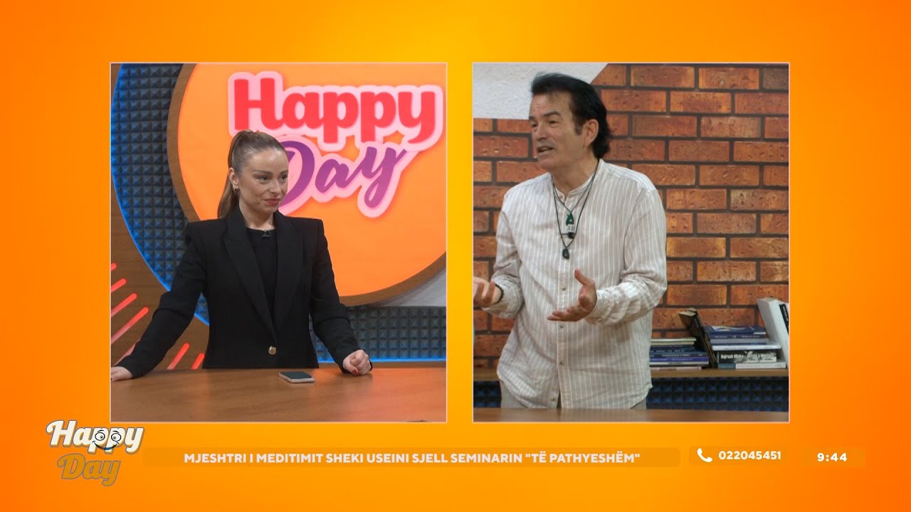 Mjeshtri i meditimit Sheki Useini sjell seminarin “Të Pathyeshëm” | Emisioni Happy Day