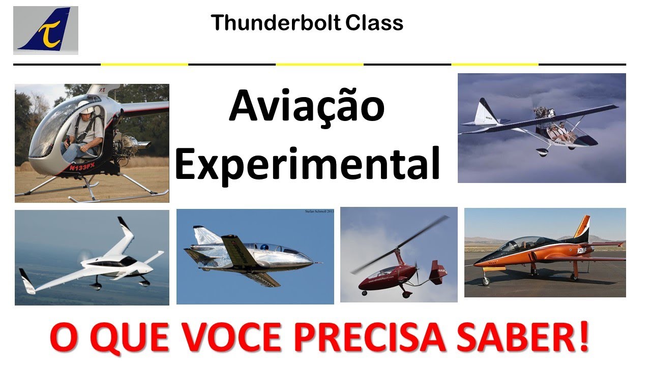 AVIAÇÃO EXPERIMENTAL - Já pensou em construir seu próprio avião?