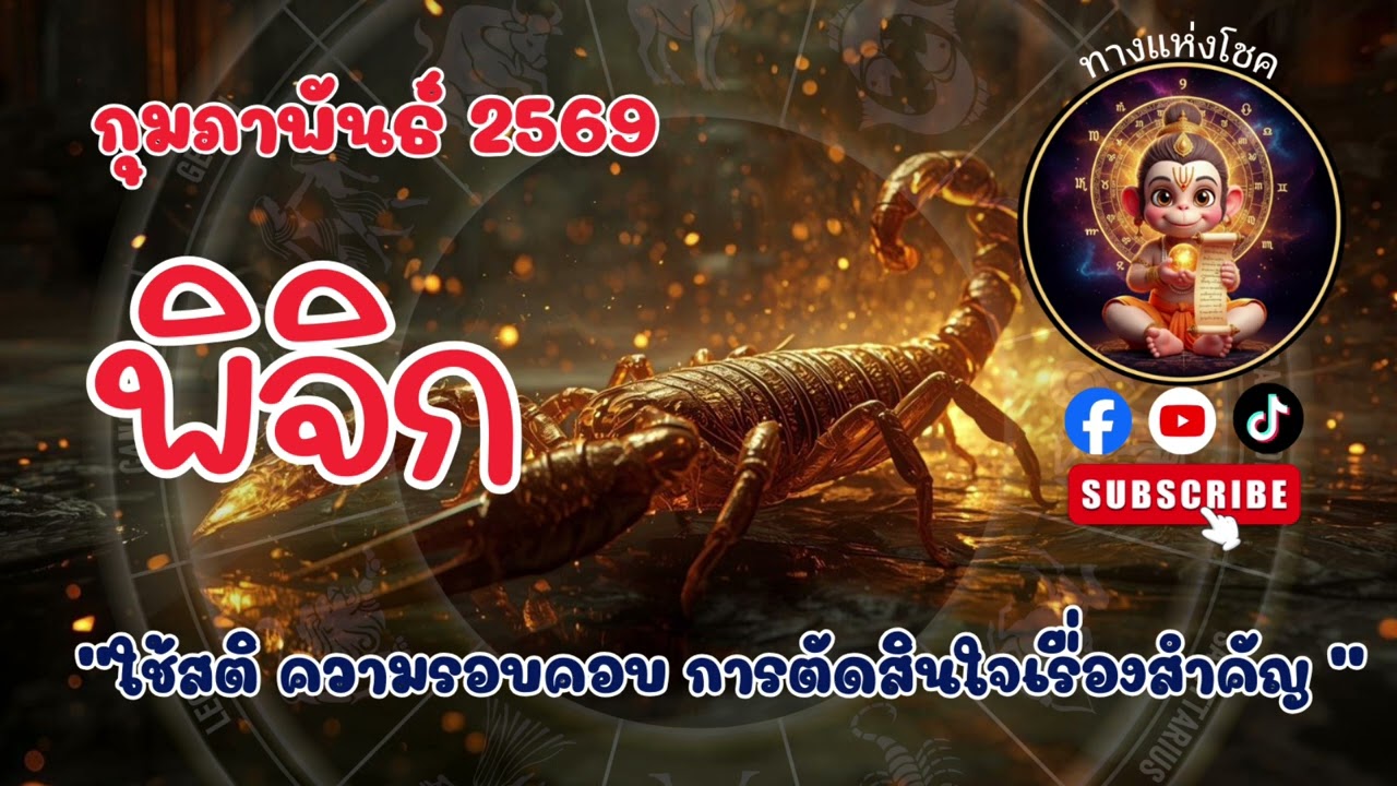 ราศีพิจิก เดือนกุมภาพันธ์ 2569