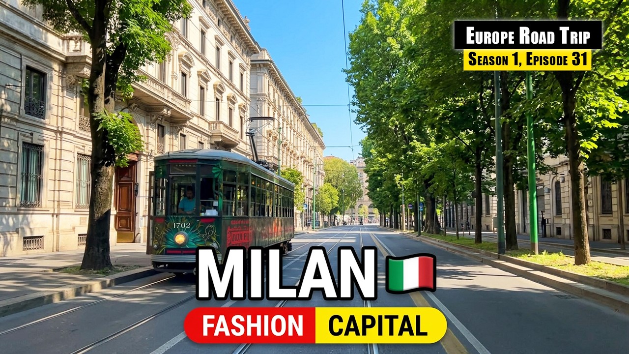 Driving in Milan 🇮🇹 - The Fashion Capital of Europe | Europe Road Trip, S1 EP29