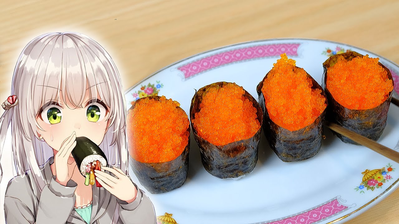 How To Make Fish Roe Sushi (Tobiko eggs)