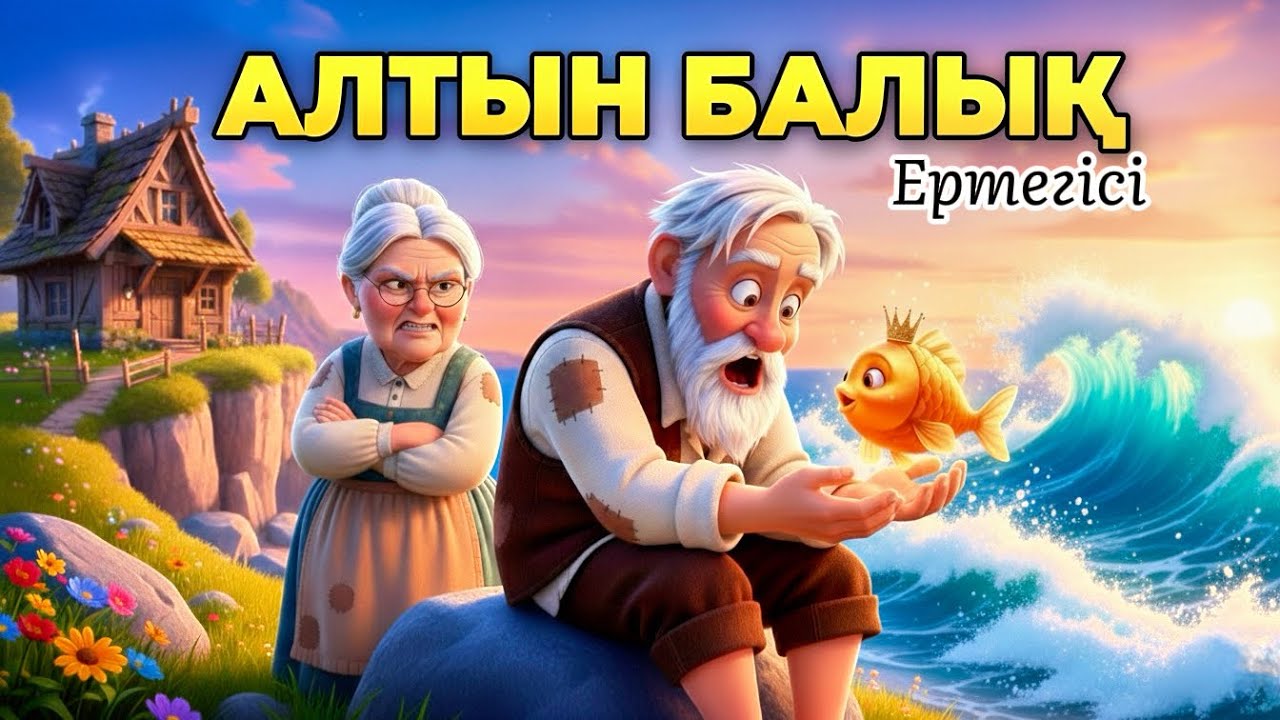 Алтын балық ертегісі 🎣🐠 | Қазақша ертегі | Қазақша мультфильм 