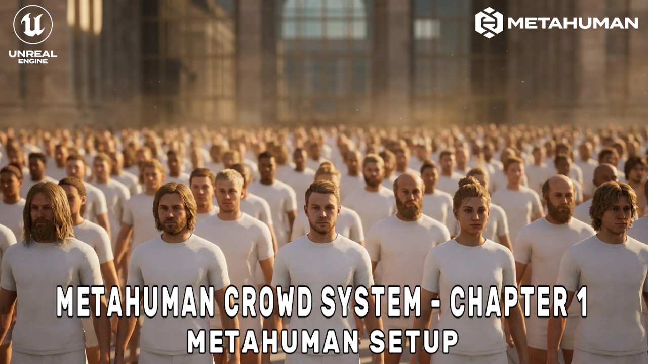 Unreal Engine 5.6 MetaHuman Crowd System - Chapter 1 - MetaHuman Setup
