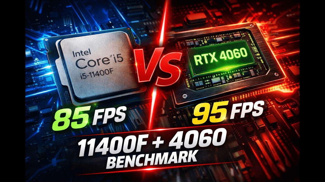 Can i5-11400F Handle RTX 4060 in 2026? 😱 FPS Benchmark