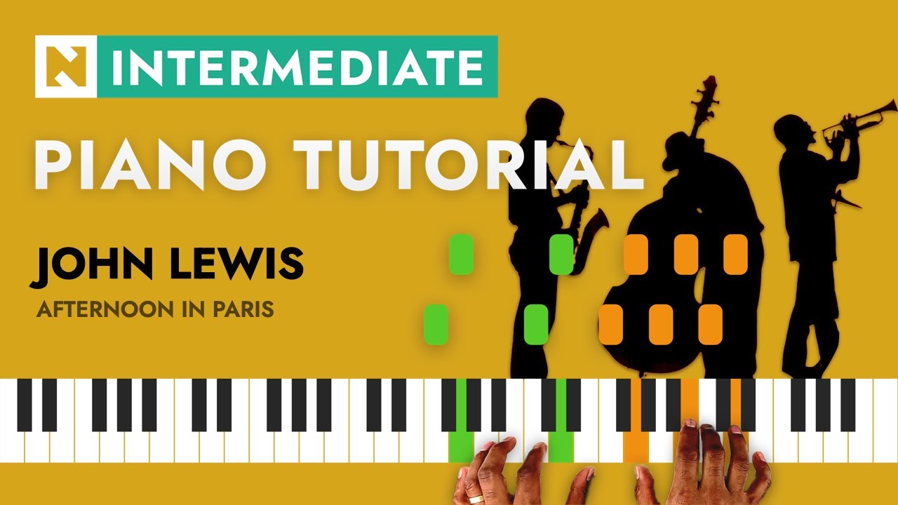 John Lewis - Afternoon in Paris 2.1.2 | PIANO TUTORIAL