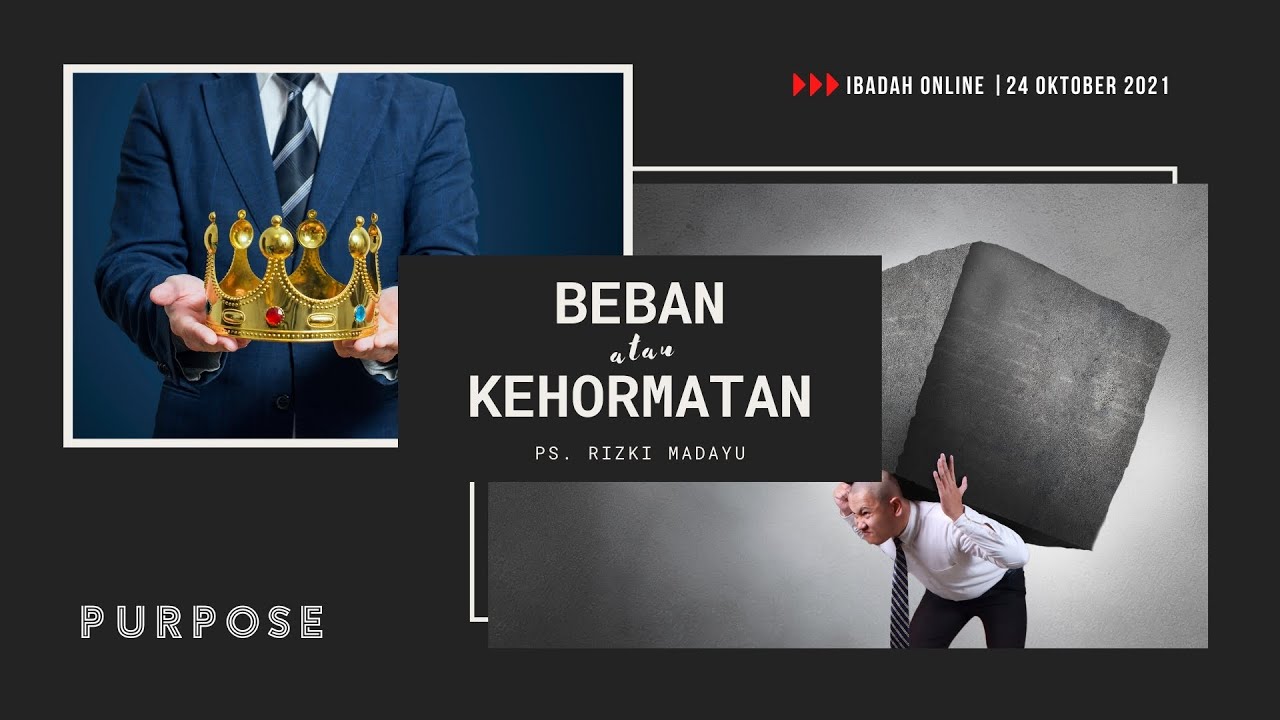 Beban atau Kehormatan - Ps. Rizki Madayu (GPA Surabaya) - 24 Oktober 2021