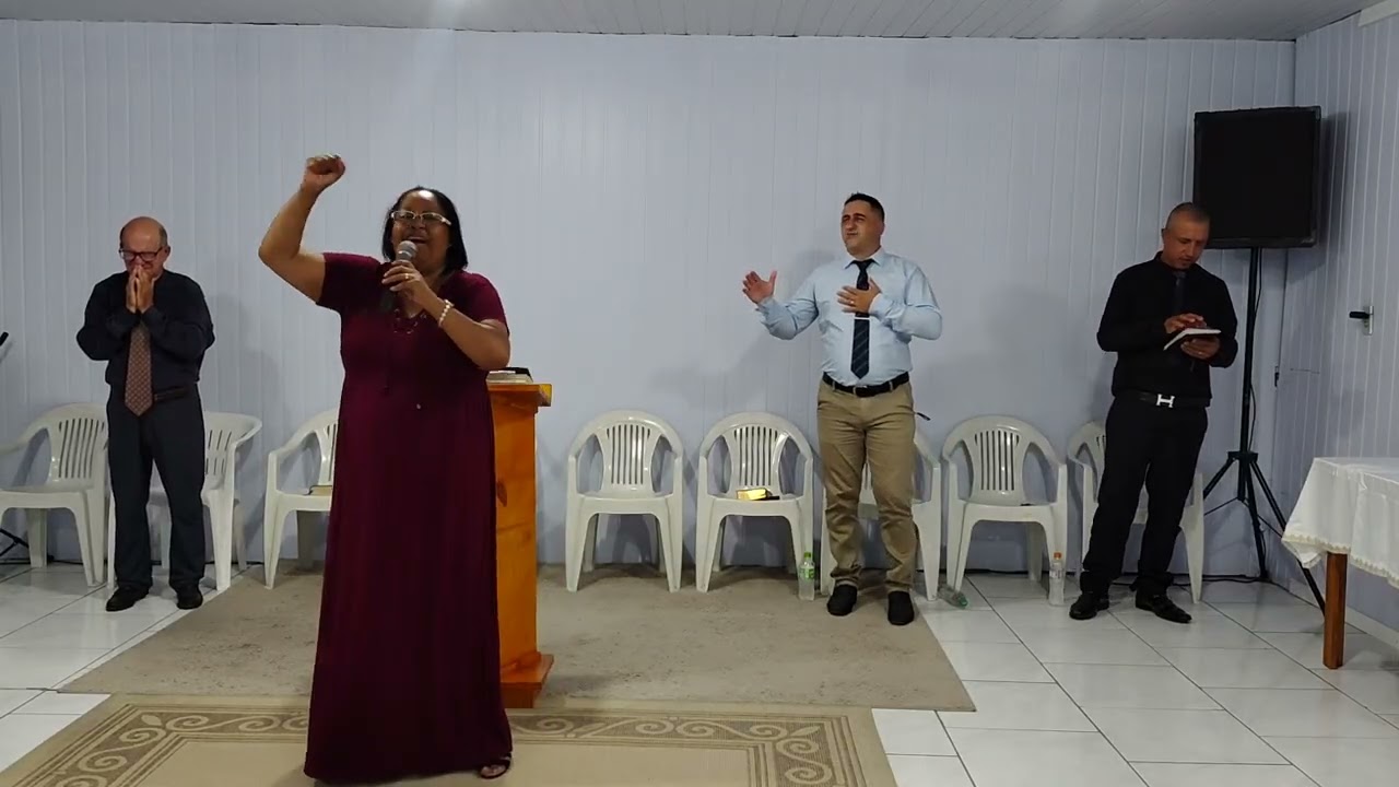 Missionária Joelma louvando a Deus em Osório RS 10/01/2026.