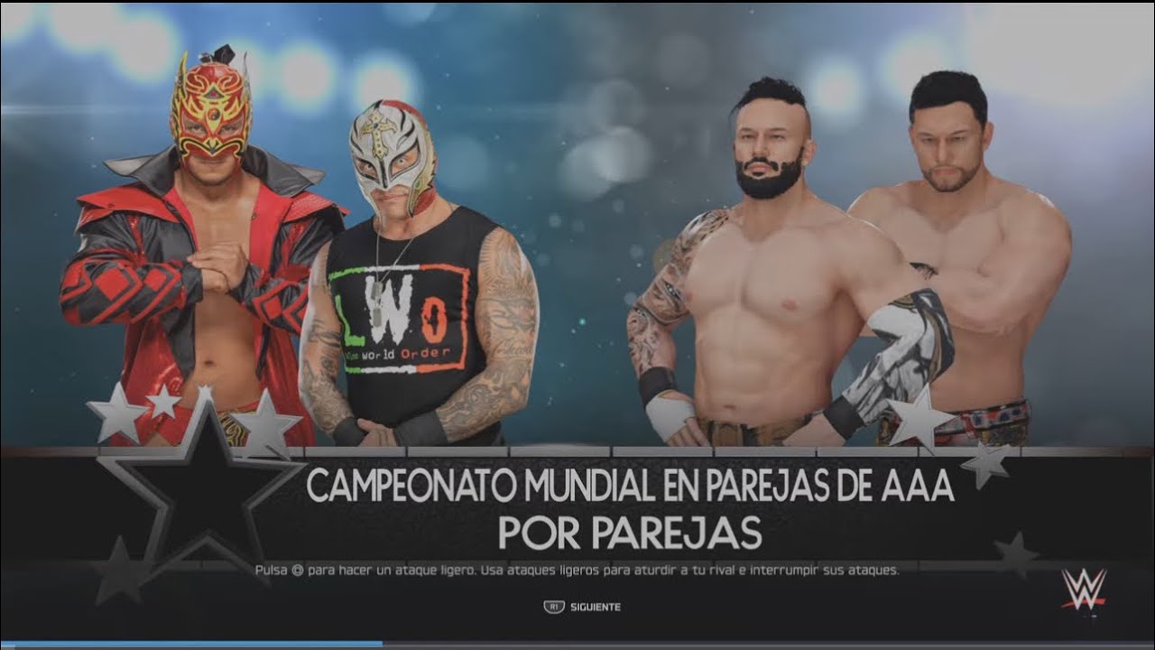 Rey misterio & DRAGON LEE vs Feint por los titulos en pareja de Triple AAA  ||AAA GUERRA DE TITANES