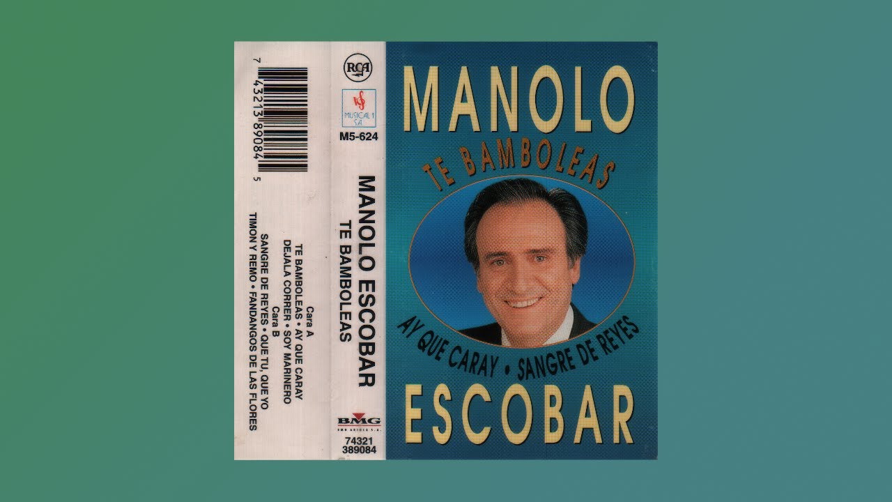MANOLO ESCOBAR   te bamboleas   1996   cassette completo
