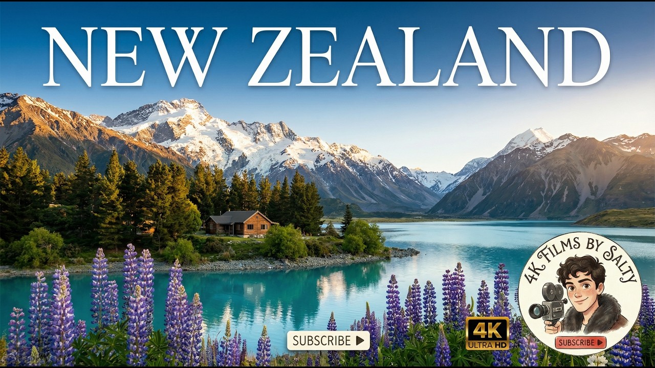 New Zealand 4K: From Fjords to Glaciers - Unseen Landscapes of Middle-earth
