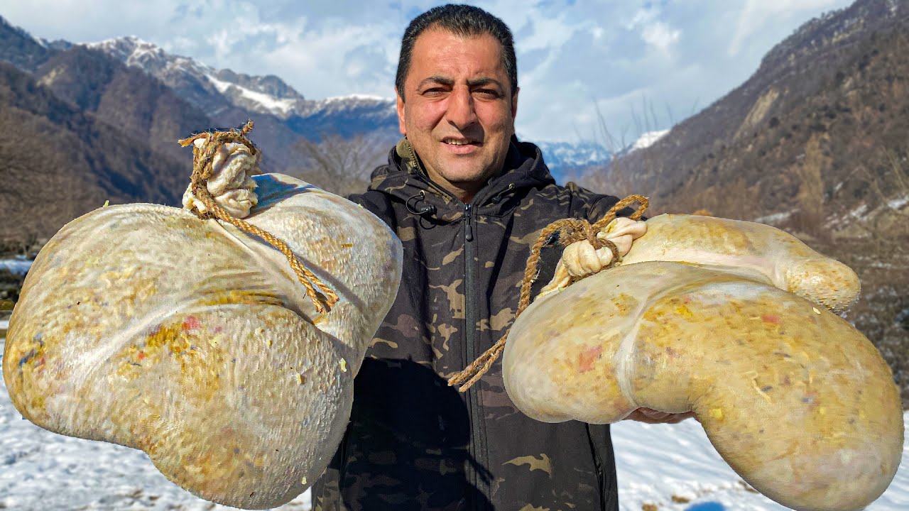 Вкуснейший Плов Приготовленный Внутри Бараньего Желудка