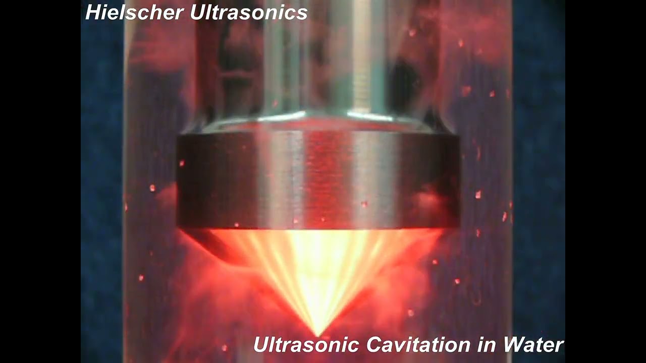 Ultrasonic Cavitation in Water (1000 Watts Ultrasonic Homogenizer)