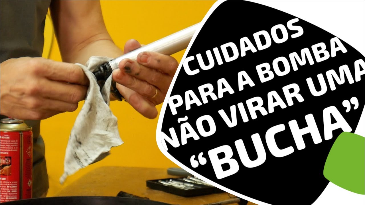 Salvando a bomba de ar que ia pro lixo. Pedaleria